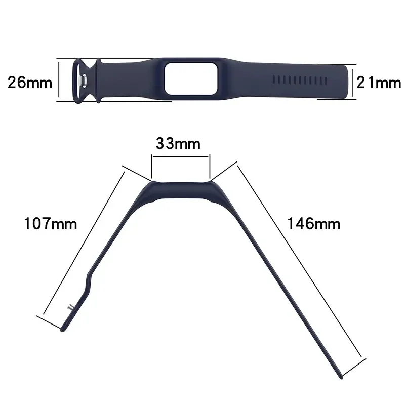 سيليكون Smartwatch الفرقة ل Fitbit Charge 6 5 4 3 se قطعة واحدة حزام + حافظة ل Fitbit Charge 6 كوريا درع شريط للرسغ سوار