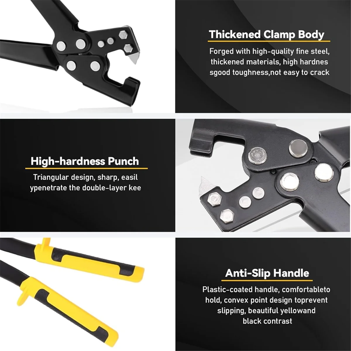 

SSR Professional Stud Crimper Steel Fastening Work Keel Board Drywall Stud Crimping Forceps