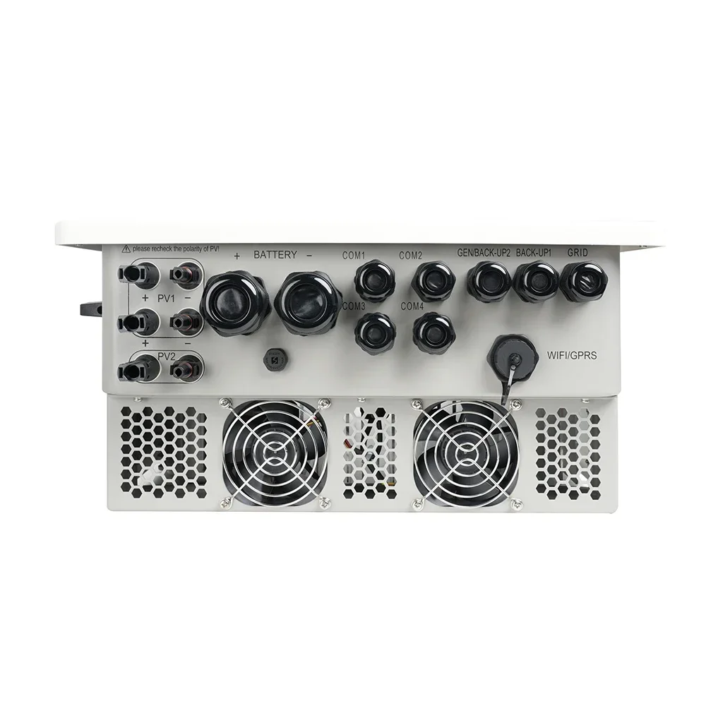 5KW On/Off Hybrid Inverter IP66 Pure Sine Wave 48V Battery Single Phase 220V 230V Solar Inverter for Renewable Energy Systems