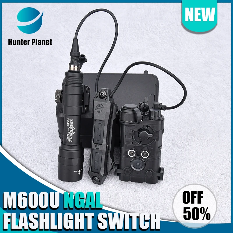 

WADSN New NGAL Funcional Airsoft Red Green Blue Dot Sight Laser military tactical M600 M600U Flashlight Switch Fit Hunting