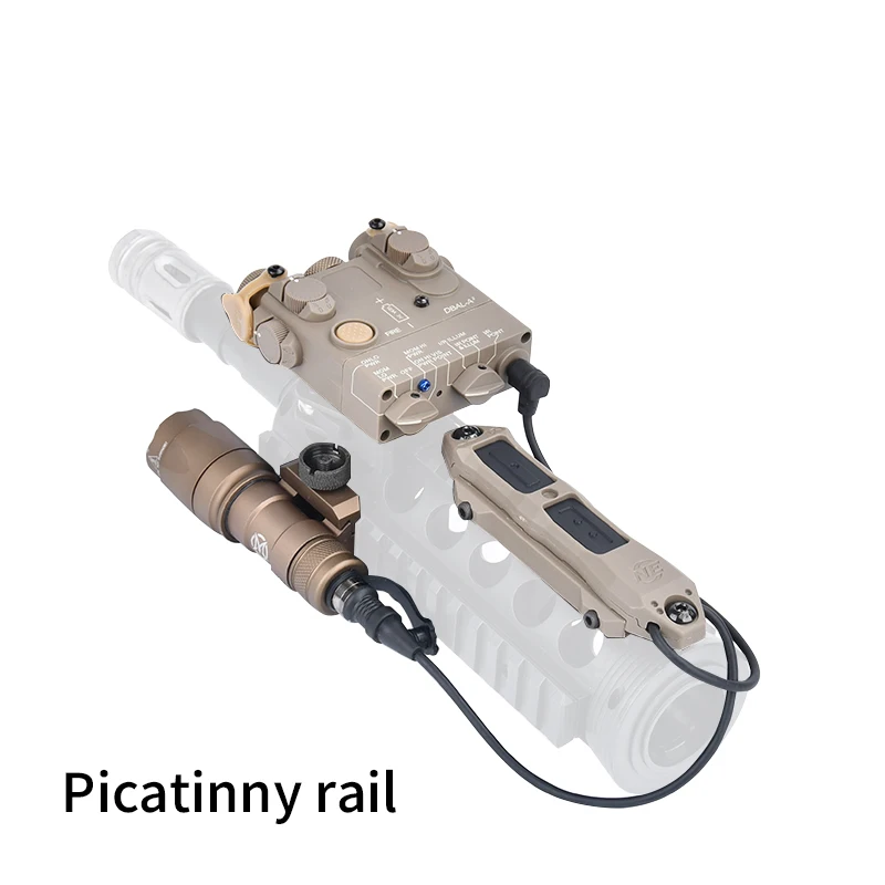 DBAL A2 Red Green Dot Laser Surefi M300 M600 Flashlight Pressure Switch Hunting Airsoft Weapon Light For 20mm MLOK KEYMOD Rail - Image 6