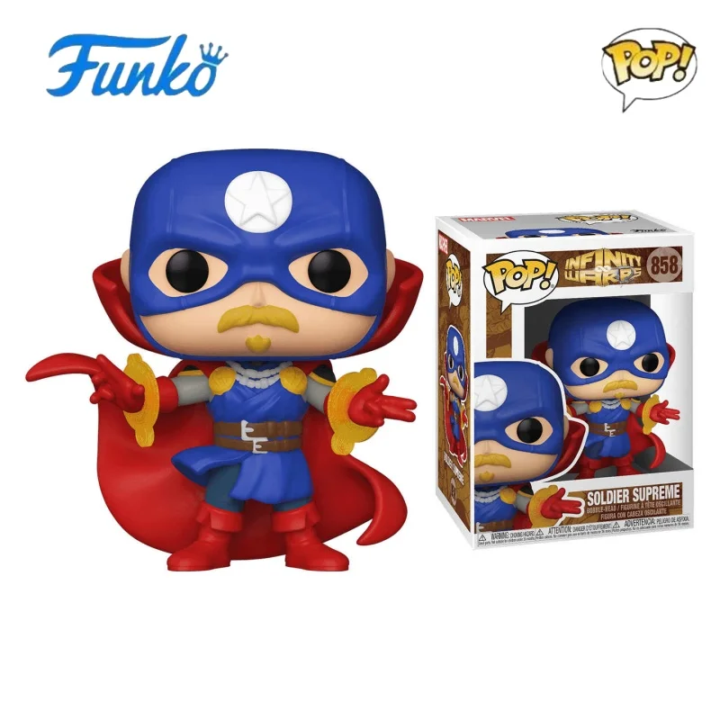 

Funko Pop Marvel Soldier Supreme Аниме Фигурка Модель Q Версия Декор Статуя Куклы Коллекционная ограниченная фигурка Игрушка в подарок