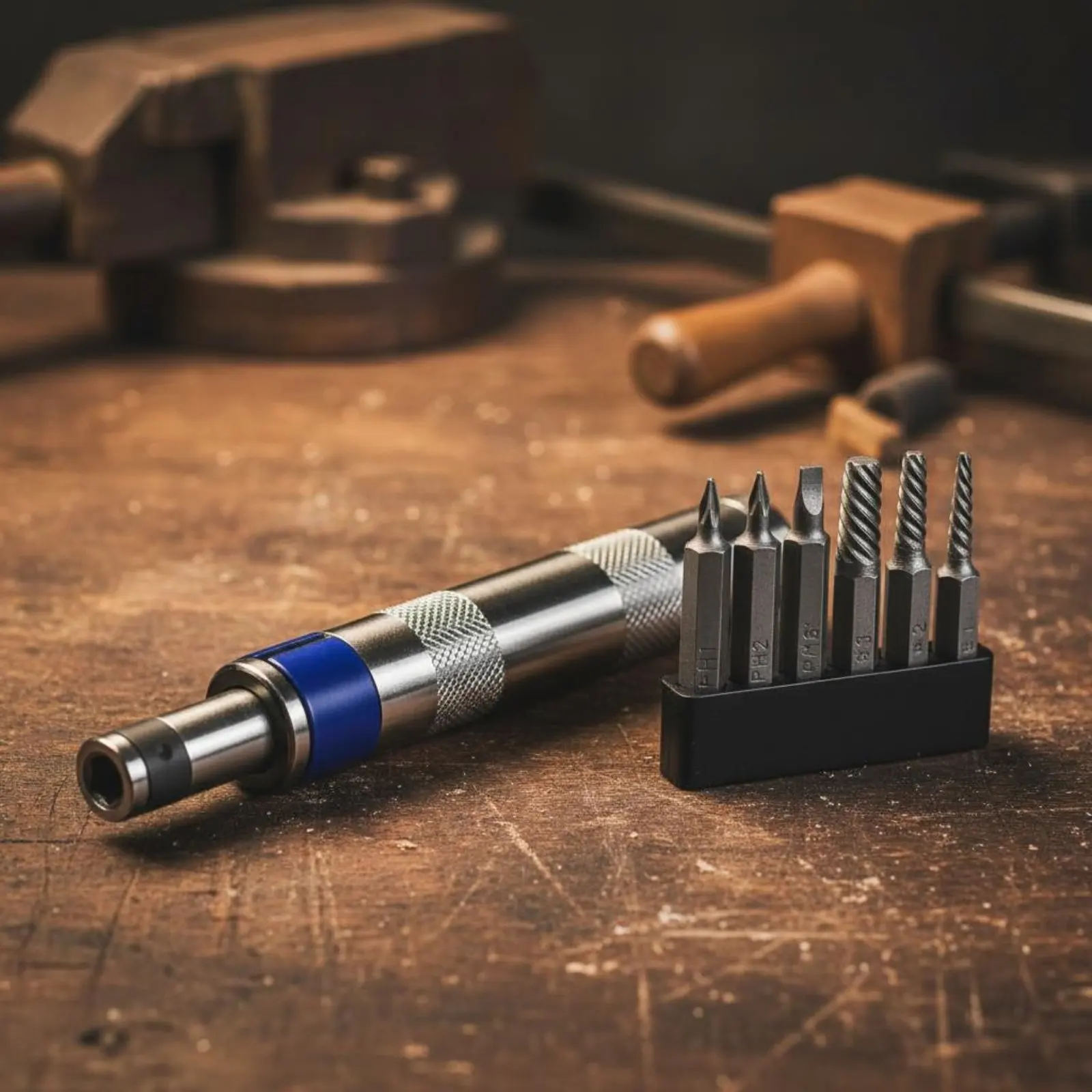6-in-1 Screwdriver Set Compact Strike Screwdriver Manual Strike Driver Seized Bolts Hand Tool Easy Installation for Maintenance