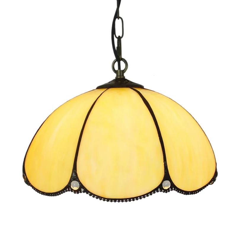 

North European Hanging Lamp Office Pendant Modern Lamp for Shop Restaurant Bar Cafe Decoration Stained Glass Art Pendent Lamp