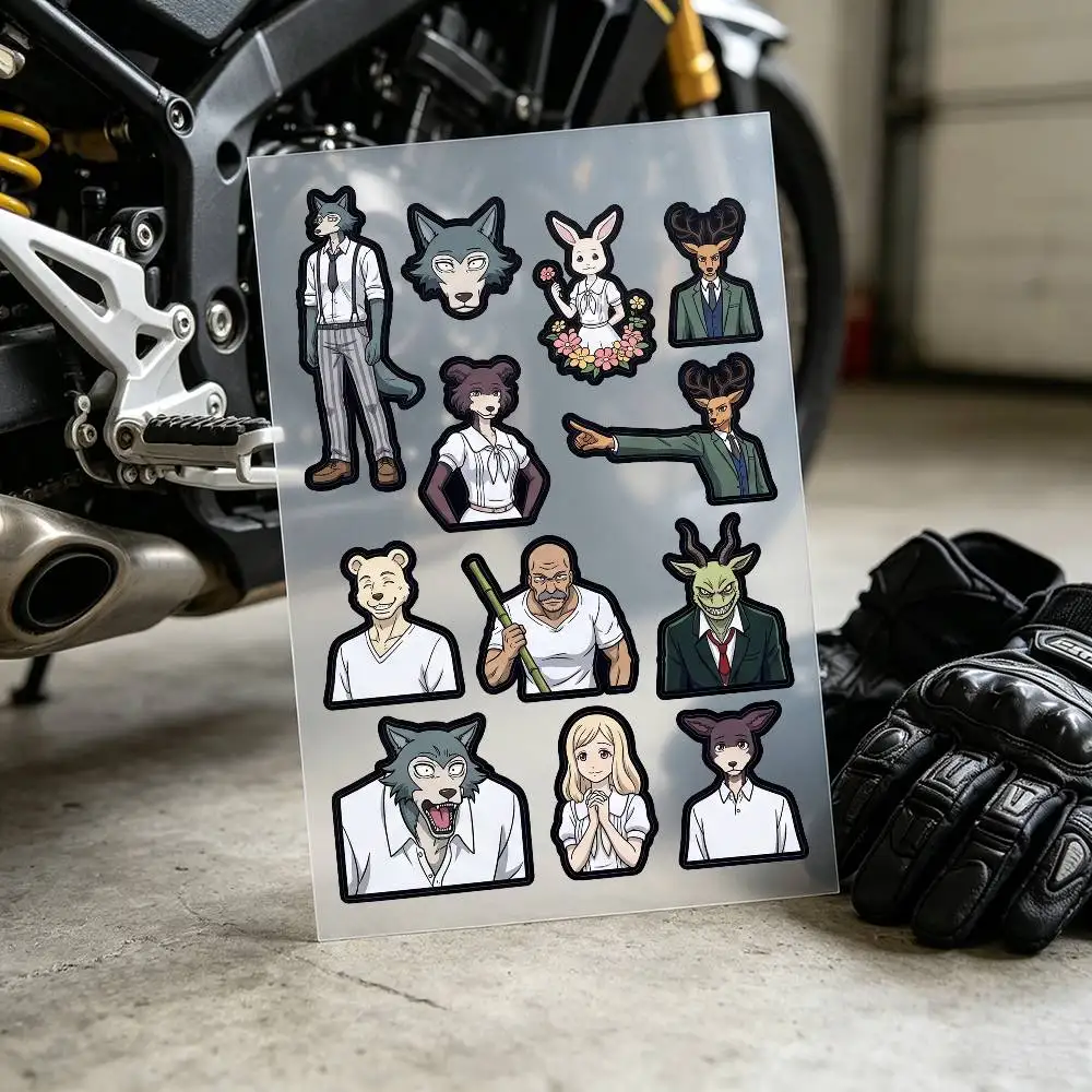 Beastars Stickers Auto Body Bumper Windows Motorcycle Laptop Walls Vinyl Decal Car Tuning Accessories