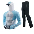 blue Black Pants
