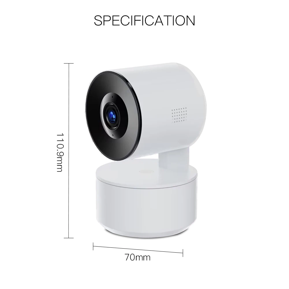 MOES-Câmera de Segurança Sem Fio com Detecção Humana AI, Inteligente, Rastreamento Automático, PTZ, WiFi, IP, 1080P, Controle Remoto, Tuya