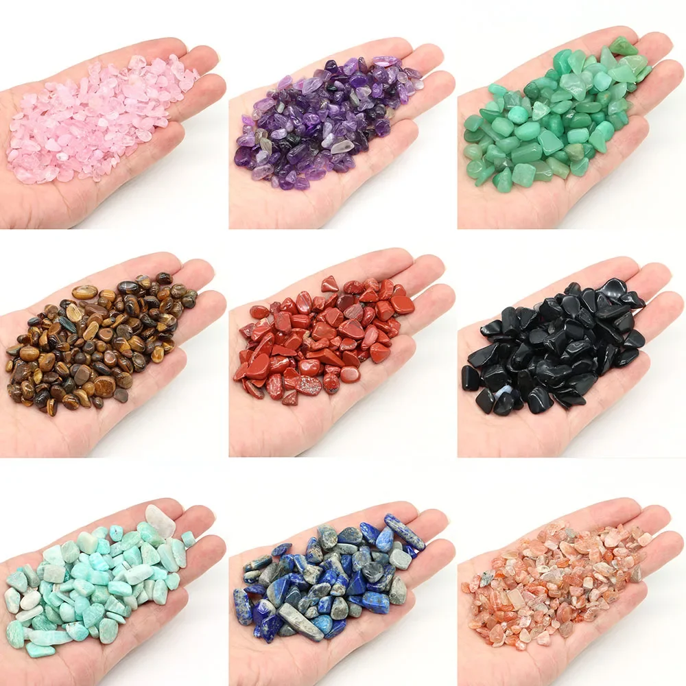 Natural Stones Gravel Crystals Chip Quartz Ore Minerals Reiki Healing Tumbled Agates Specimen Aquarium Fish Tank Home Decoration