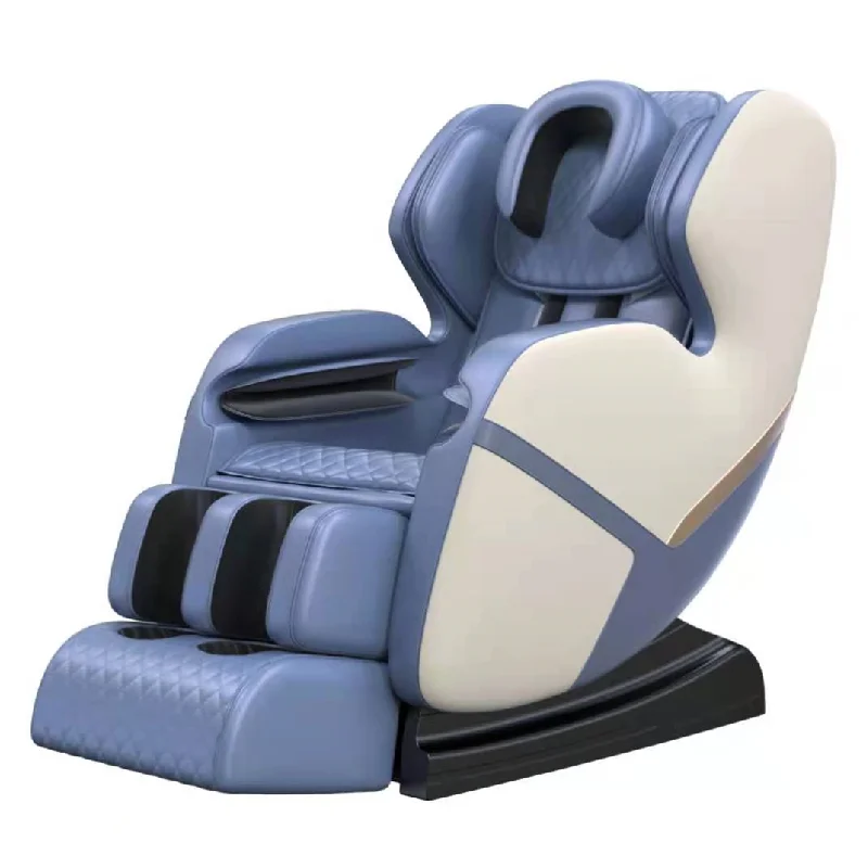 Xiamen High Quality Genuine Leather Top 4d Kneading Shiatsu Massage Portable Chair 2022