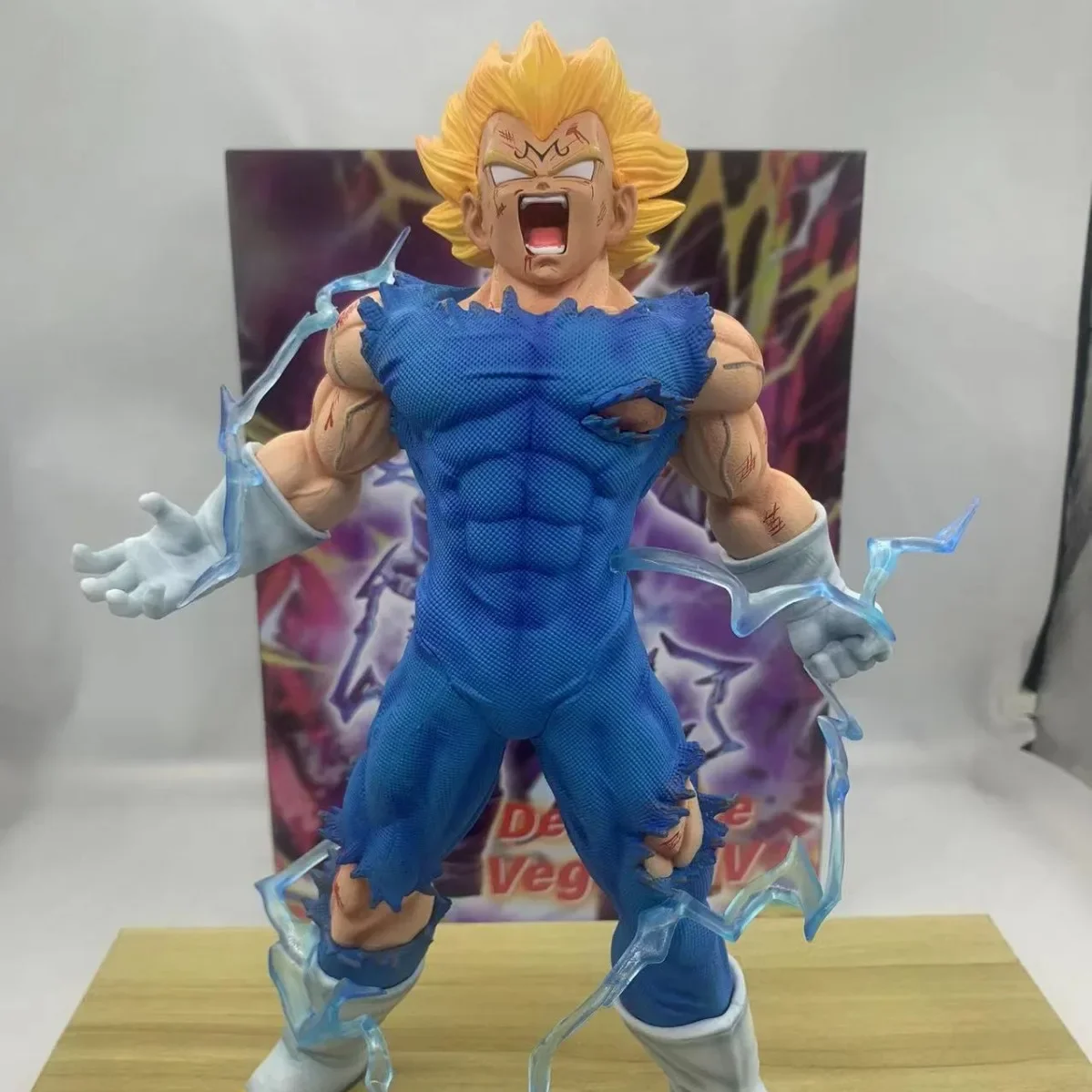 Dragon Ball Saiyan Self-Destructing Vegeta Gk PVC Statue Action Figurine Desk Collectible Anime Model Toys Figures Gift 28CM