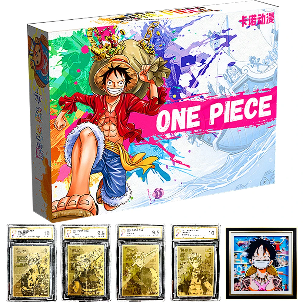 

ONE PIECE Collection Card For Children Monkey D.Luffy Roronoa Zoro Rare Color Diamond Photo Frame Limited Game Card Kids Gifts