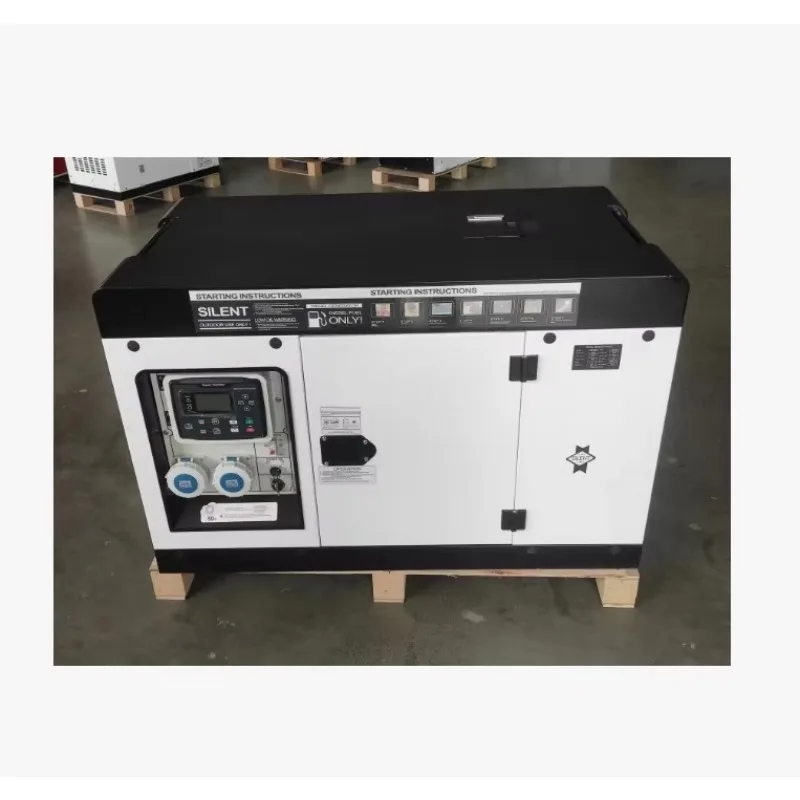 

12kw 15kVA Silent Generator Single Phase Sound Proof Portable Generators with All Copper Alternator AVR Wheels