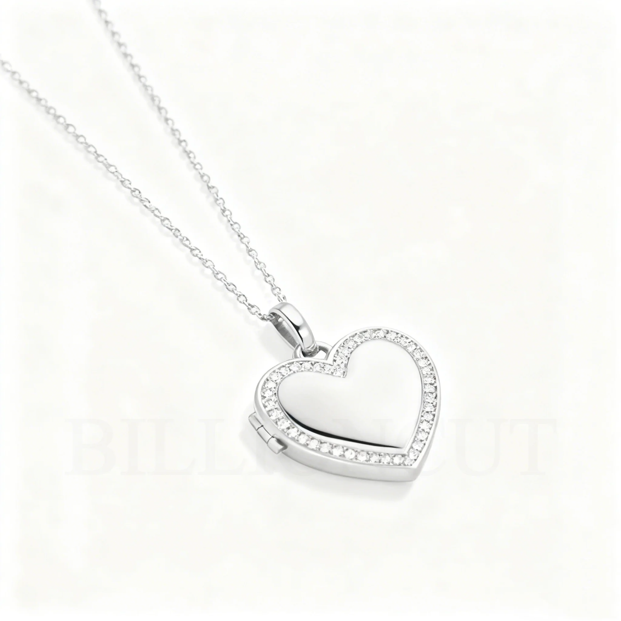 Custom Engraved Text Photo Openable Memory Pendant Necklace Personalized Heart Locket Necklace  Birthday Valentine's Day Gift