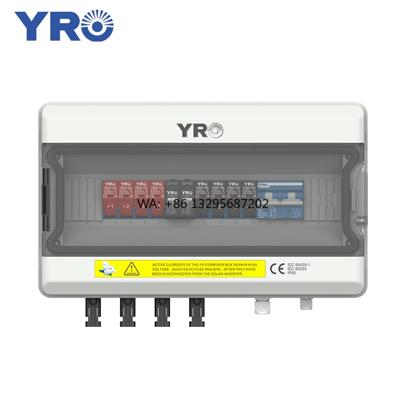 

YRPVB-4/1 600V Photovoltaic Combiner Box Include DC MCB Manufacturing Supplies Tool Box Caja De Combiner