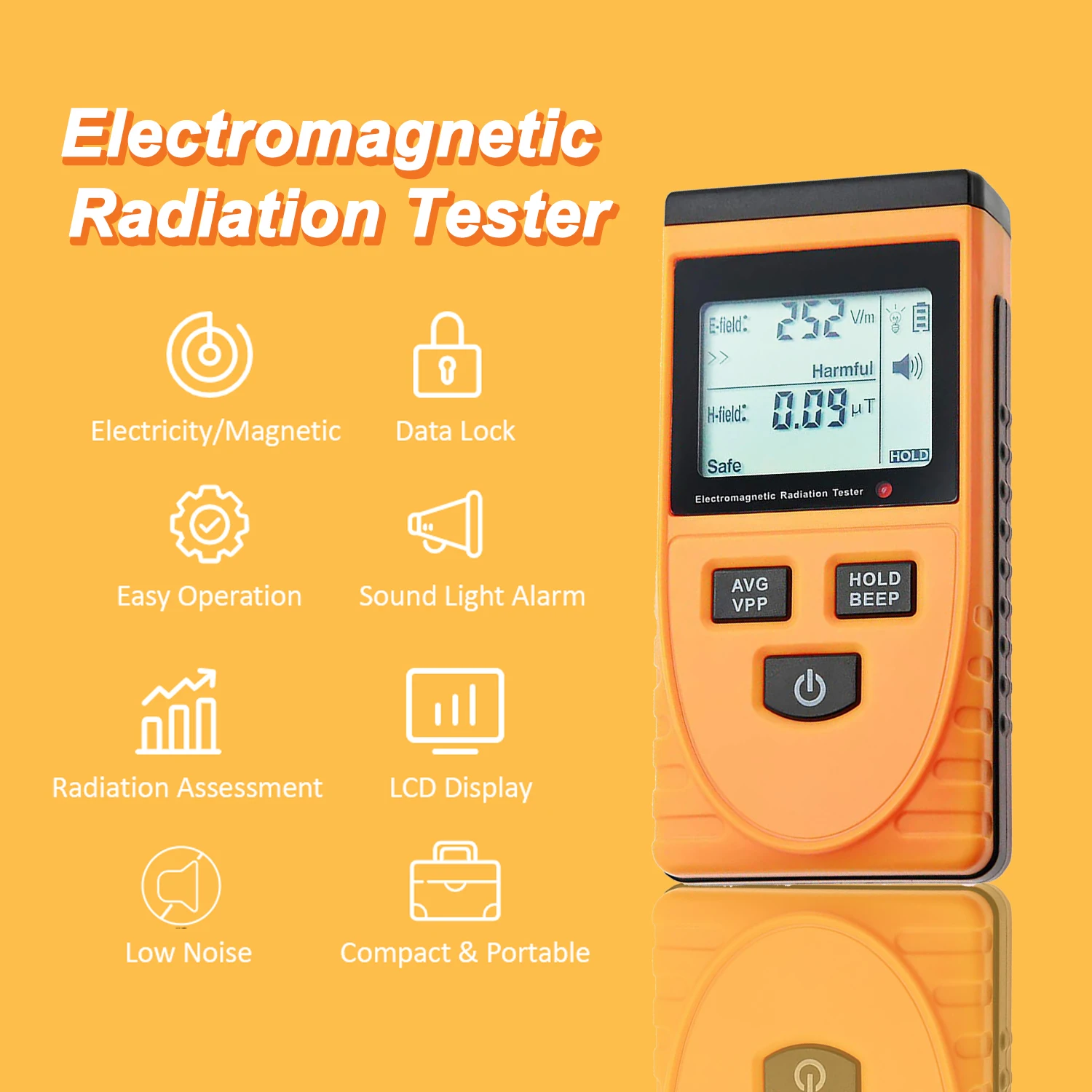 Electromagnetic Radiation Detector Meter GM3120 Dosimeter Tester Counter for electric field radiation magnetic field emission