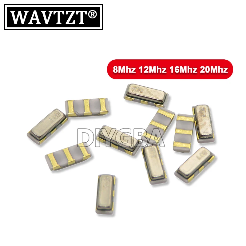 10PCS SMD Ceramic Crystal Oscillator 3213 8Mhz 12Mhz 20Mhz 16MHZ 8.000MHZ CSTCE 3Pin Ceramic Resonators CSTCE16M CSTCE8M 3.2*1.3