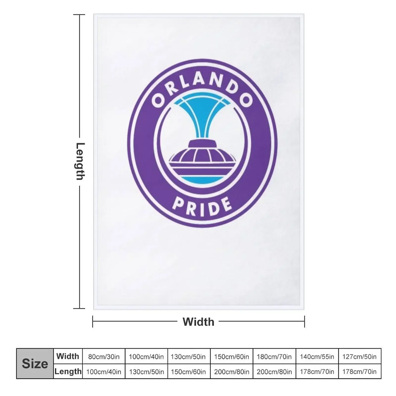 Orlando Pride Throw Blanket Blankets For Baby Luxury Throw Blankets