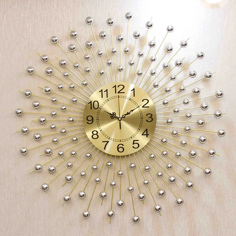 Retro Wall Clock Mid-century Silent Wireless Home Decoration Luxury Design Machinery Free Shipping Double Sided Deer Unusual Diy