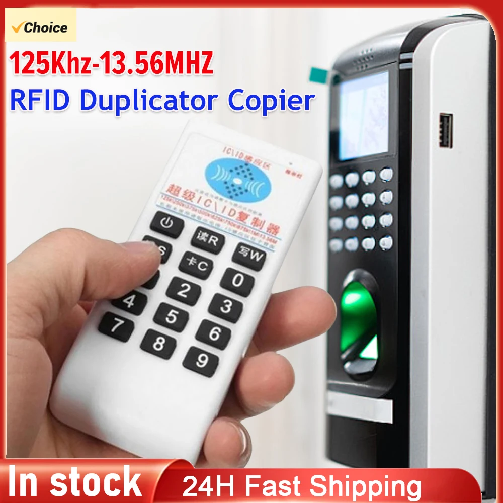 RFID NFC IC Card Reader & Writer 125Khz-13.56MHZ Access Tag Duplicator Handheld RFID Smart Card Reader IC ID Duplicator