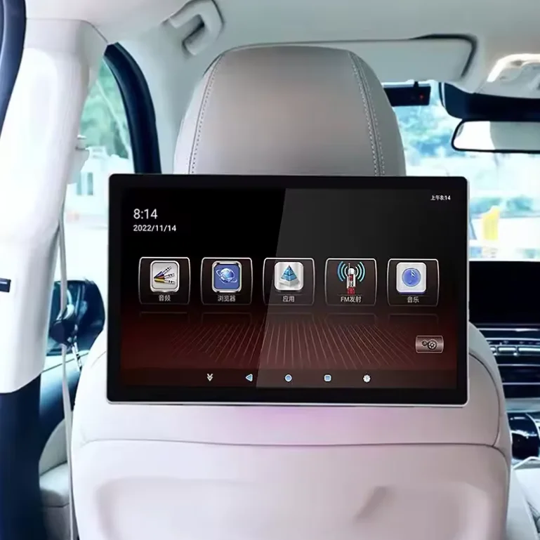 11.5-Inch 2K IPS Screen Android Headrest Display with WIFI, Hotspot, Bluetooth Music, and Mobile Pentium 4 Multi-Input