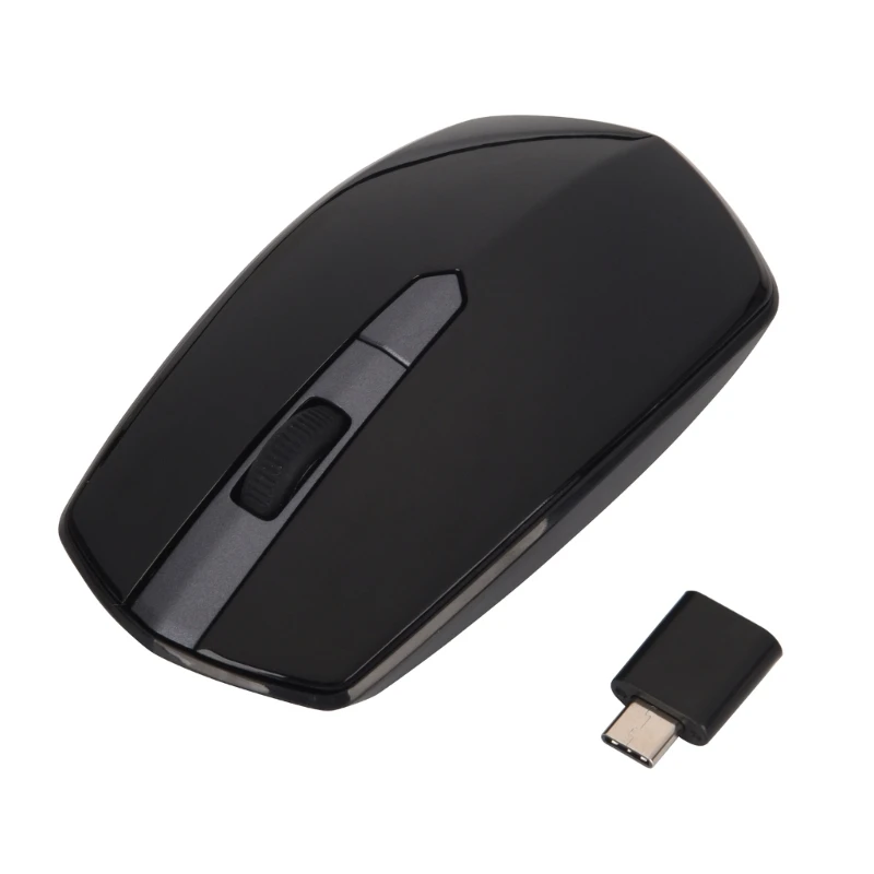 F3MA Stylish 2.4G Type C Wireless Mouse for Laptop, PC Type C Devices Skin-Friendly