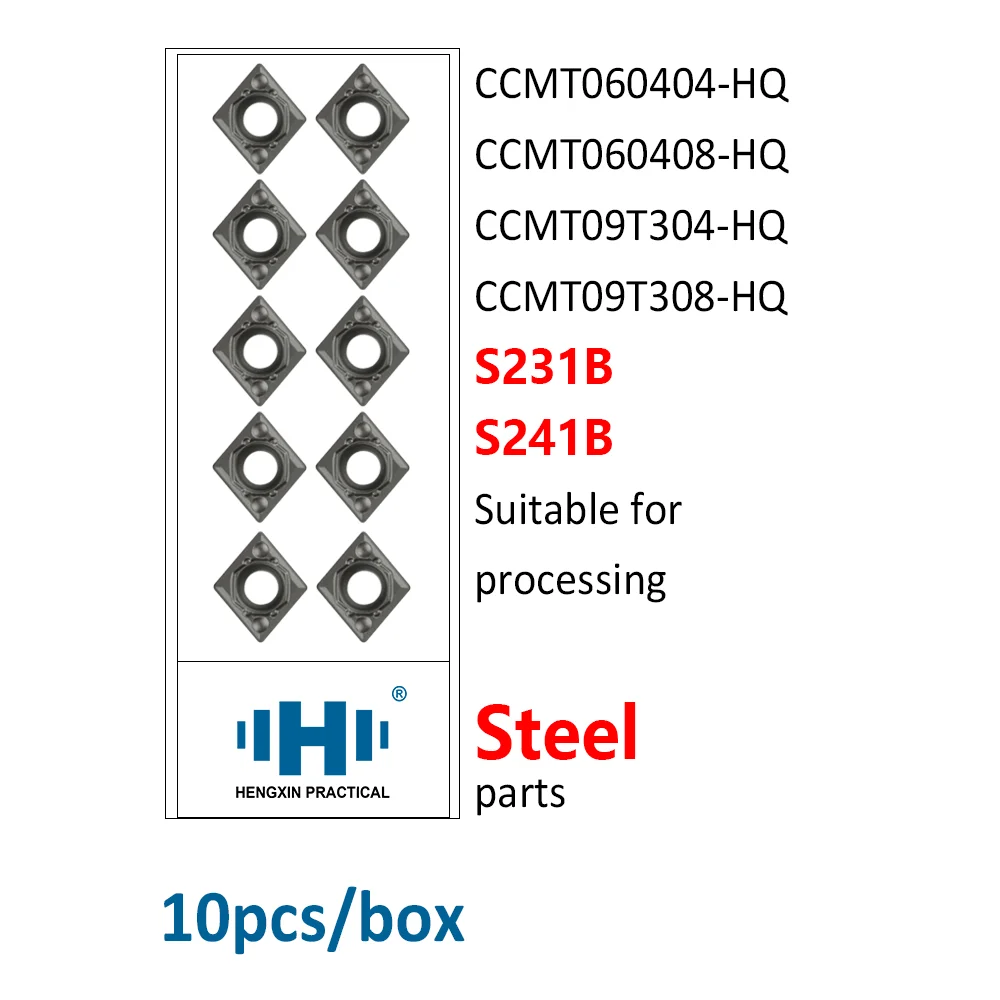 HENGXIN CCMT CCMT-HQ CCMT060404 CCMT060408 CCMT09T304 CCMT09T308 Carbide Inserts External Turning Tools CNC Lathe Cutter Tools