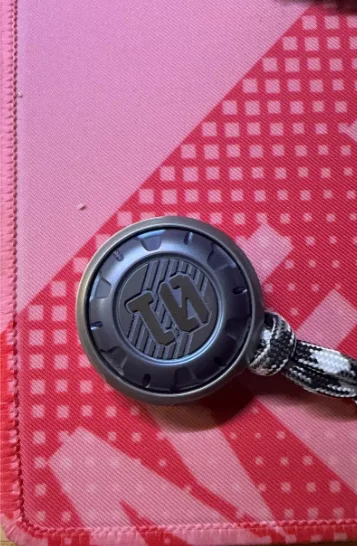 USED EDC 01 EDC   Badge Mechanical Coin Titanium Blue Coin ppb Decompression toys