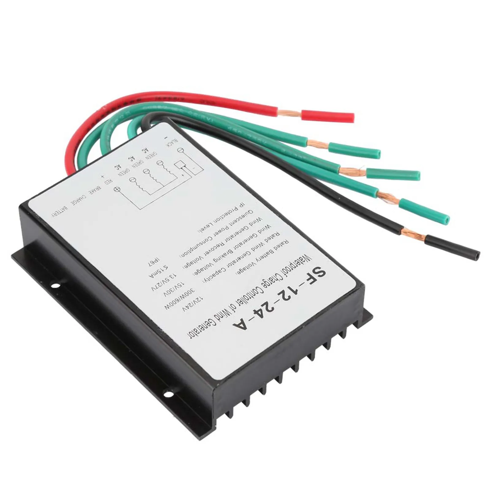 Wind Turbine Charge Controller 300W/600W Waterproof Wind Turbine Generator  Controller Regulator Wind Turbine Controller - view 5