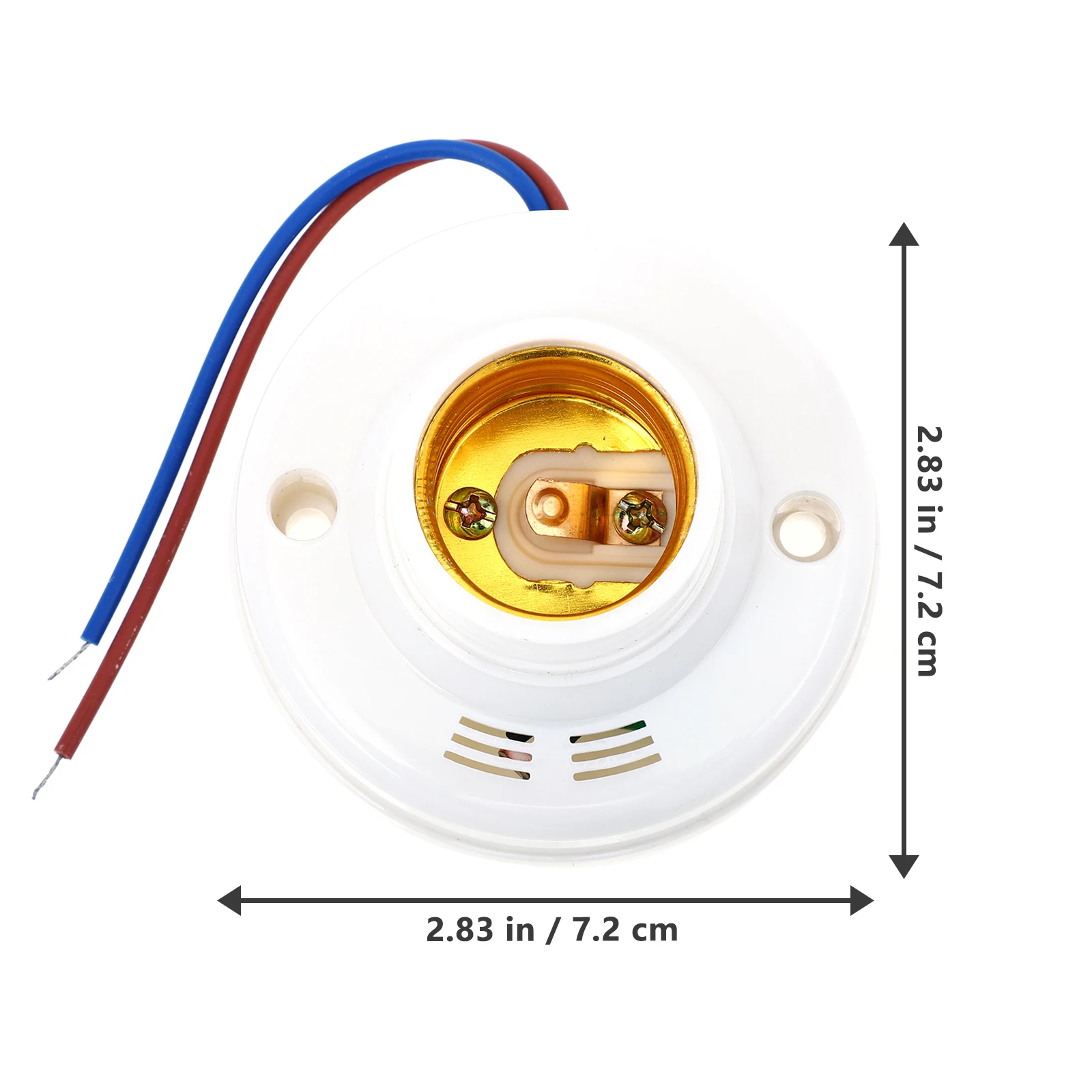 

2Pcs Smart Sound Light Socket E27 Lamp Base Voice Sensor Auto on Off Sound Controlled Light Holder Energy Saving