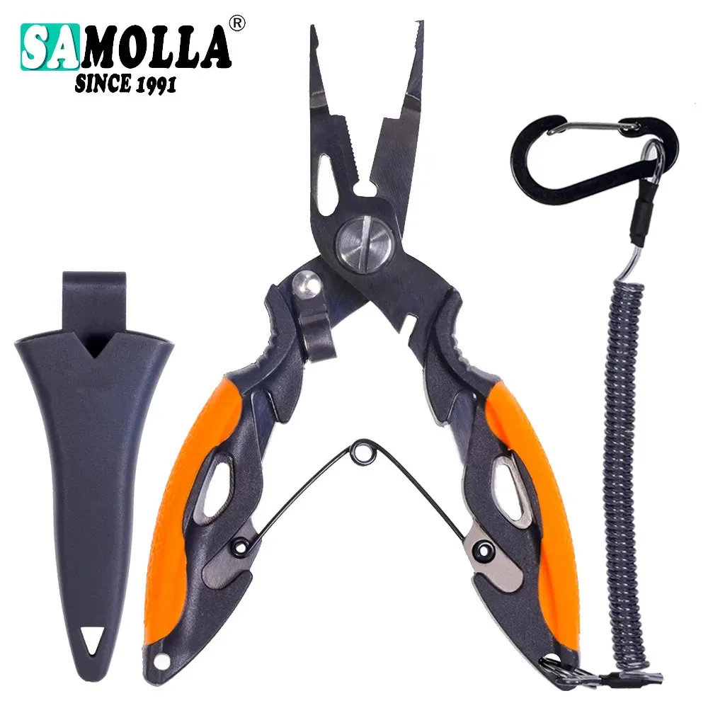 New Multifunctional Fishing Pliers Accessories 420 Stainless Steel Body Scissors Line Cutter Hooks Remover Outdoor Fishing Tools