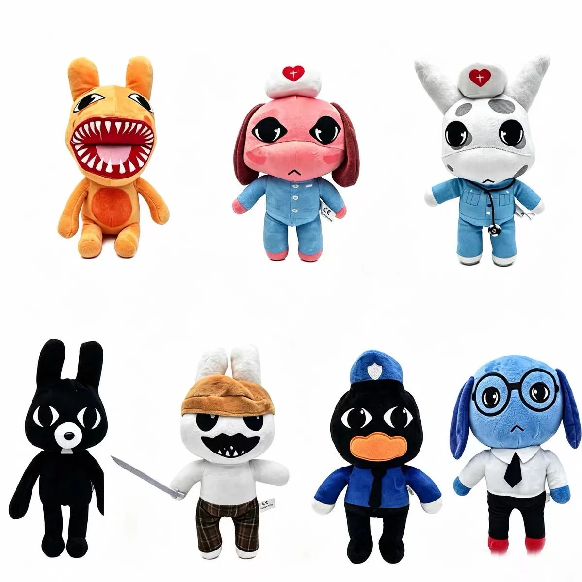 Nouvelle Poupée en Peluche Hôpital des Animaux, Jouet Anime Horreur, Anomalie de l'Hôpital des Animaux, Chat, Chien, Pingouin, Lapin, Peluche, Cadeau de Collection pour les Fans