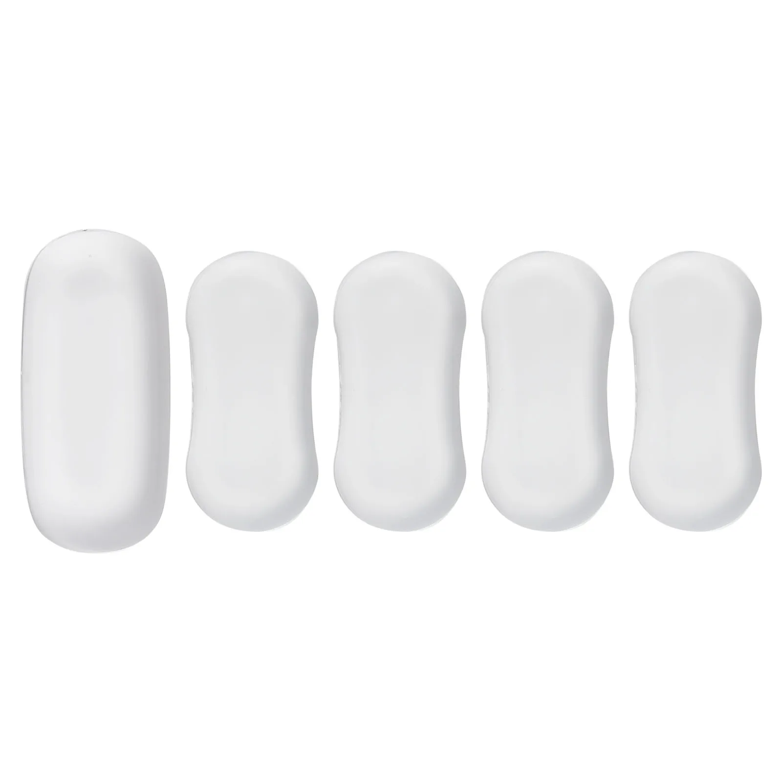 Bumpers Toilet Cover Transparent Transparent Rubber Mat Anti-collision Anti-vibration Mat Bidet Toilet Bumpers Silent Silicone