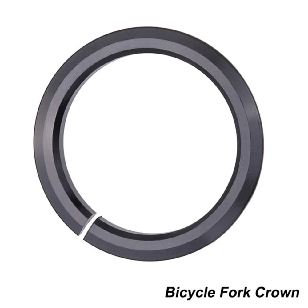 Bike Tapered Fork Open Crown Race Replacement Headset Base Ring For 1.5\'\' Fork Aluminum Alloy Bicycle Headset Crown Race Parts