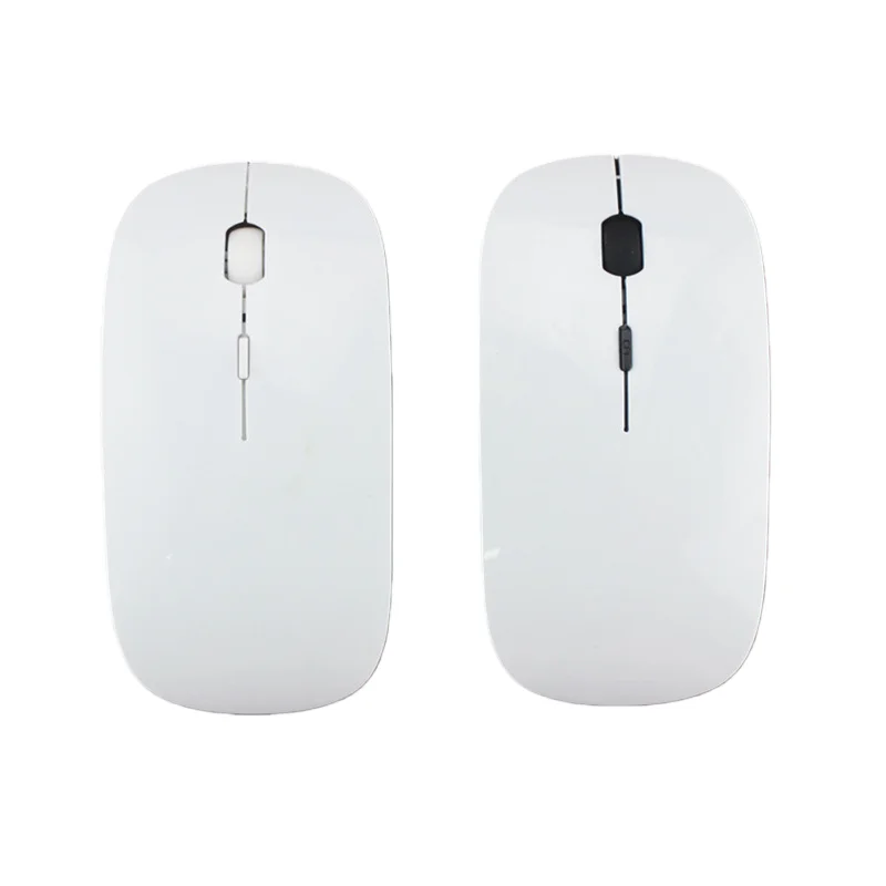 

5pcs Custom Blank Sublimation Wireless Mouse Personalised Heat Transfer Black White Wireless Mouse