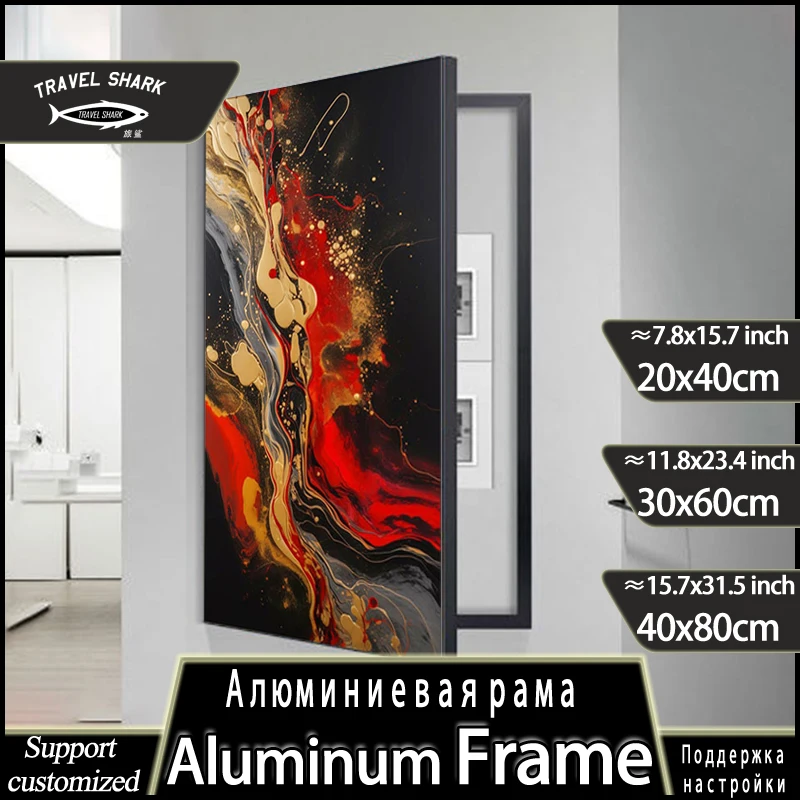 Creative Decorative Painting Of Electric Meter Box Modern Style Wall Art Modern Home Painting Hanging Poster With Frame Custom