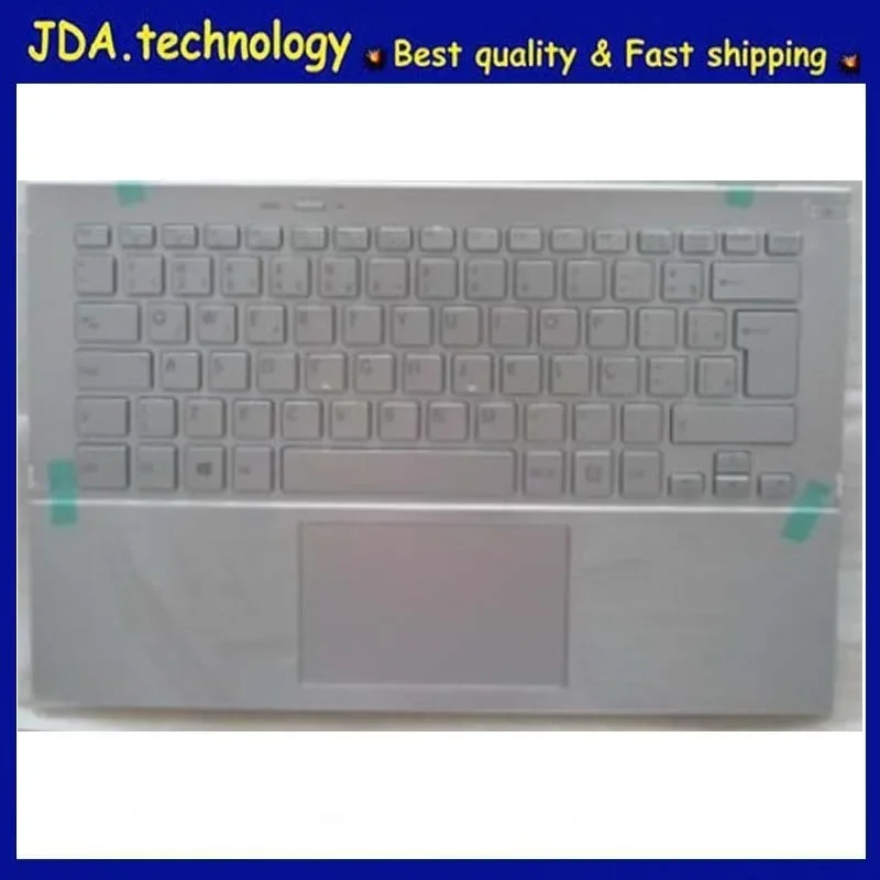 

New/org For Sony VAIO Pro 13 PRO13 SVP13 SVP132 SVP13219SCS SVP132A18T palmrest Brazil Keyboard upper cover Touchpad Silver