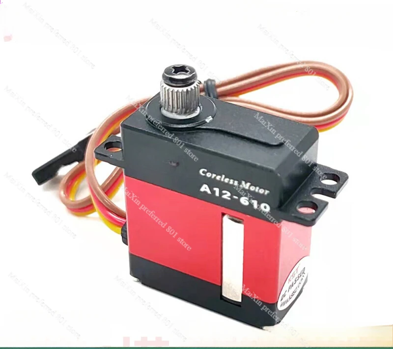 A12-610 Miniature All Metal High Voltage Digital Large Torque 9KG Fixed Wing 30E Mechanical Servo