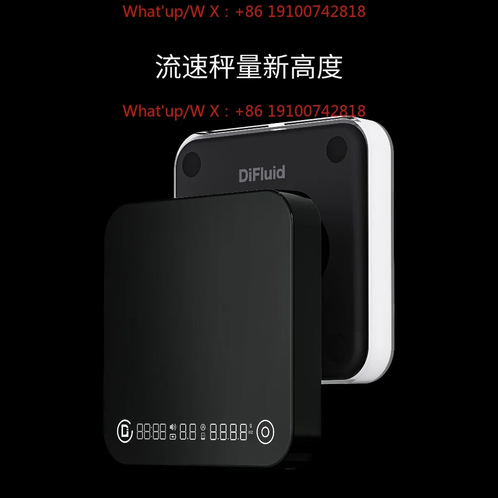 DiFluid MB Smart Coffee Electronic Scale Italian Extraction, Powder-Water Ratio, Hand Rush Timing, Real-time Flow Rate