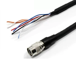 Industrial Camera Power Supply Compatible With Hirose HR10A-7P-6S Basler High Flexibility IO Cable Hikon 6P Core