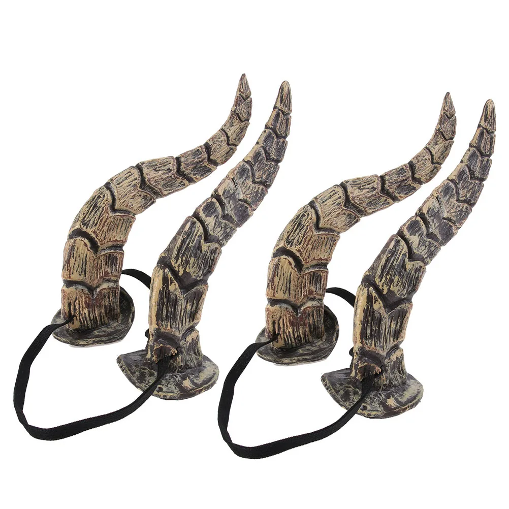 

2pcs Headb Plastic Headb s Festival Masquerade Horn Headb Horns Hairb for Halloween Cosplay Party Costume Prop Accessories