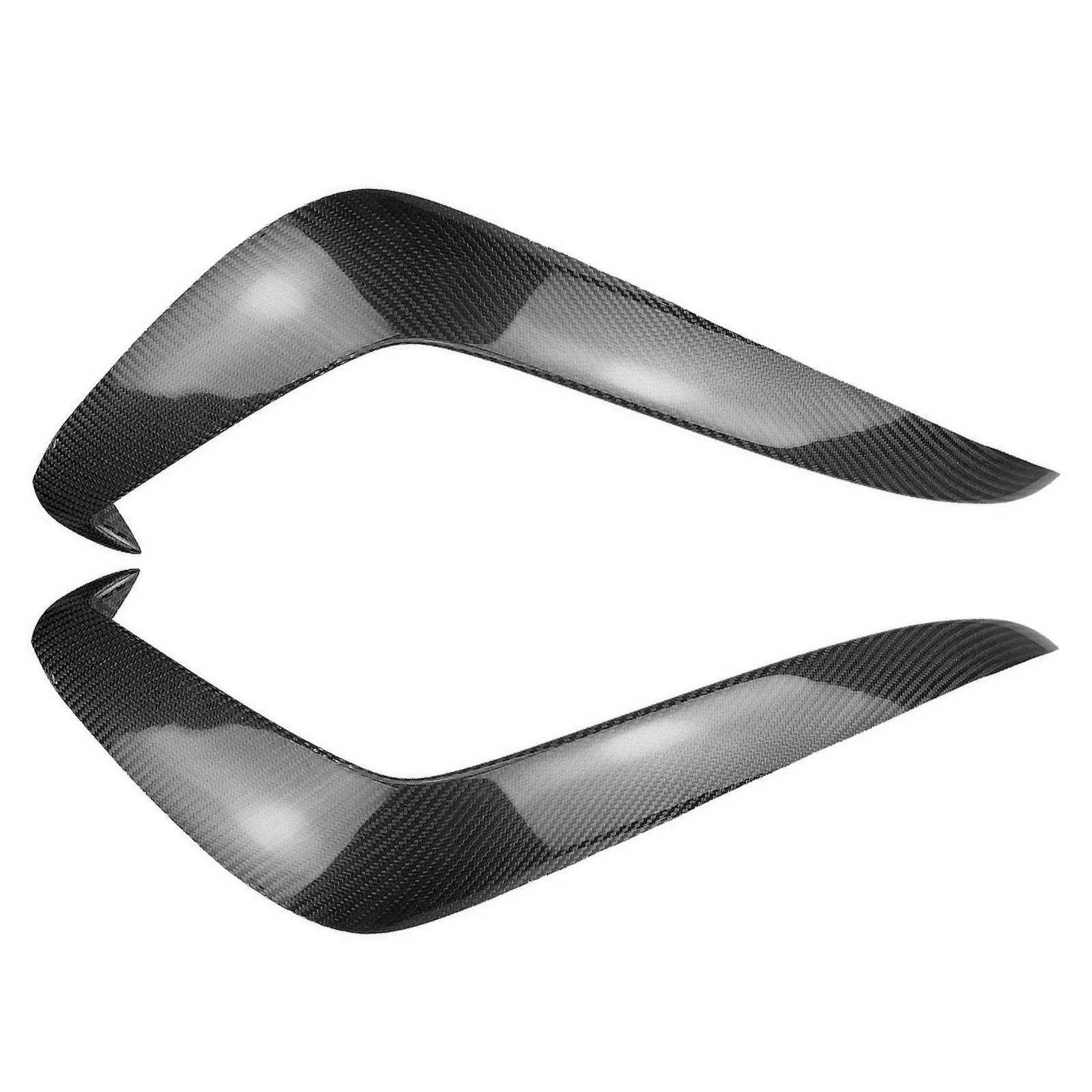 Carbon Fiber Front Fog Light Cover Trim Side Spoiler Canard Brow Air Vent Lamp Splitter For Audi A3 S3 Sline 8V Sport 2017-2020