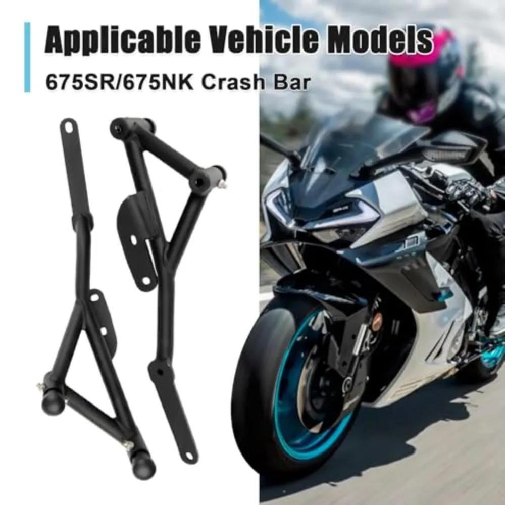 Motorcycle Highway Crash Bars Engine Guard for CFMOTO 675SR 675SS 675SR-R 675NK 2024 2025 Frame Sliders