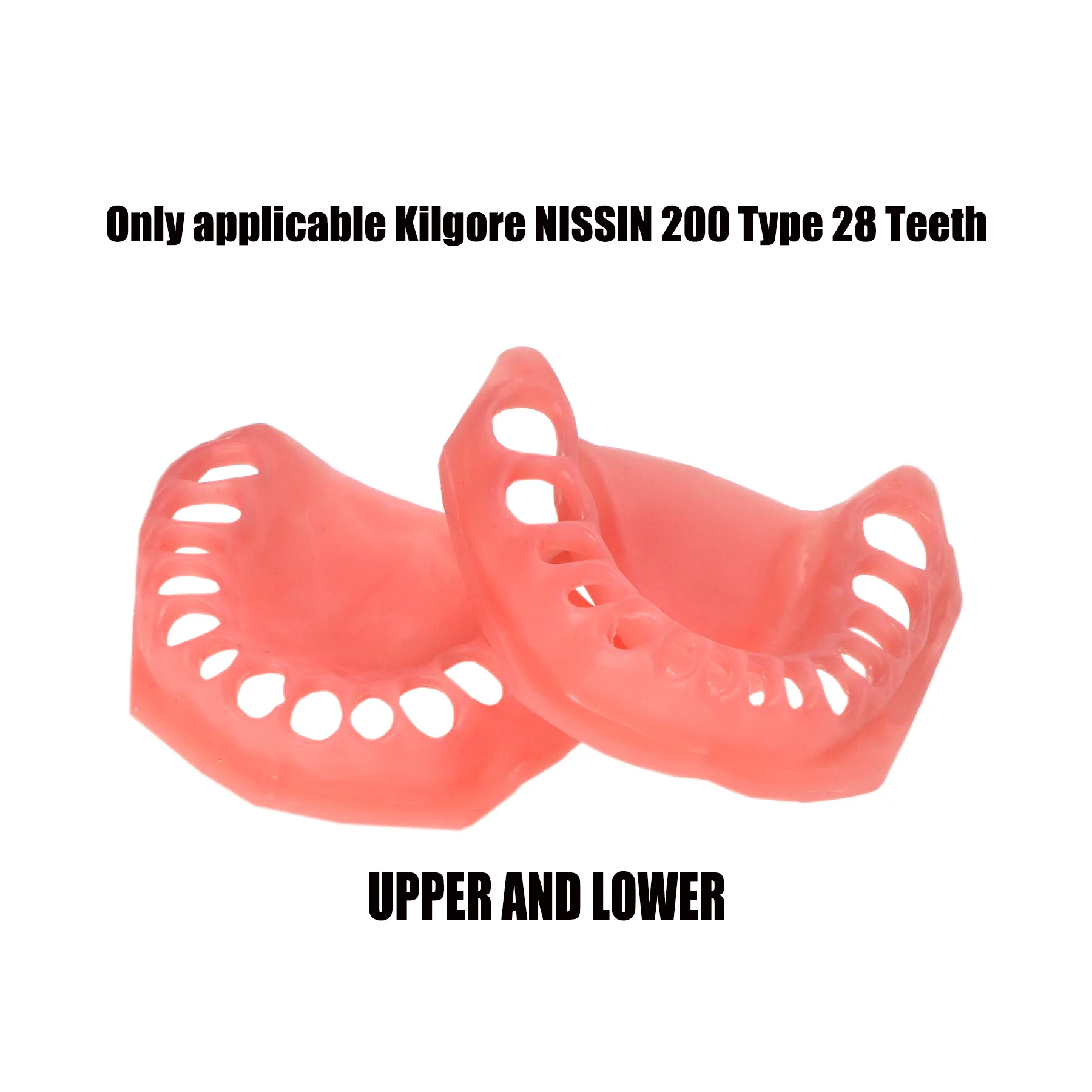 

Dental Kilgore NISSIN 200 Type 28 Teeth Soft gingiva Simulado gums Upper and Lower