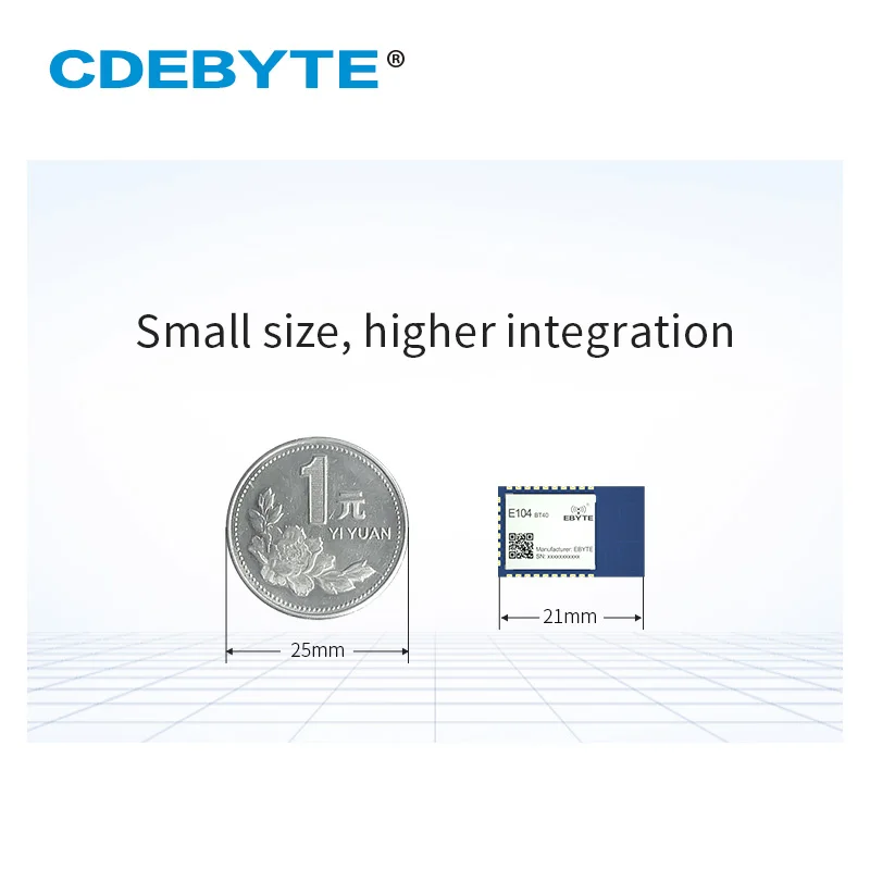 E104-BT40 CDEBYTE 2.4GHz UART serial to dual-mode Bluetooth slave module SMD BLE 4.2 + SPP3.0 wireless transmitter receiver