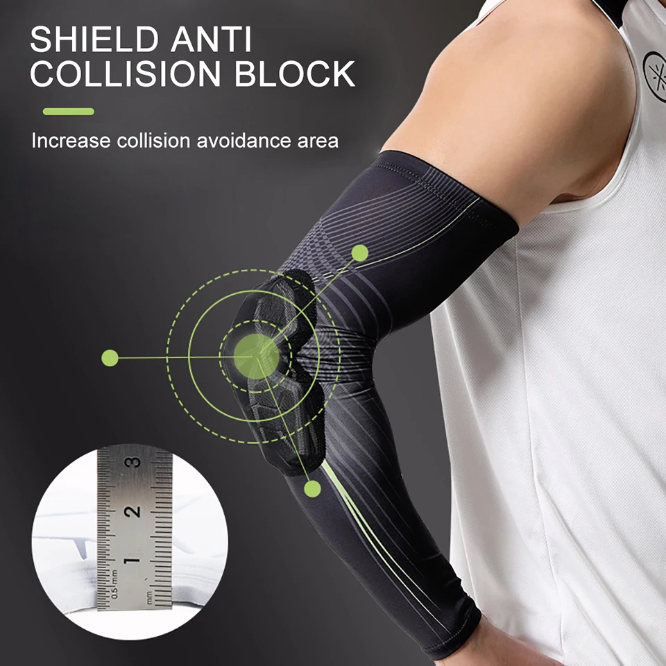 NOFOXO 1PCS Elbow Braces Arm Sleeves Compression  Arm Support Non-Slip Breathable Tennis Football Baseball Elbow Men Women view 4