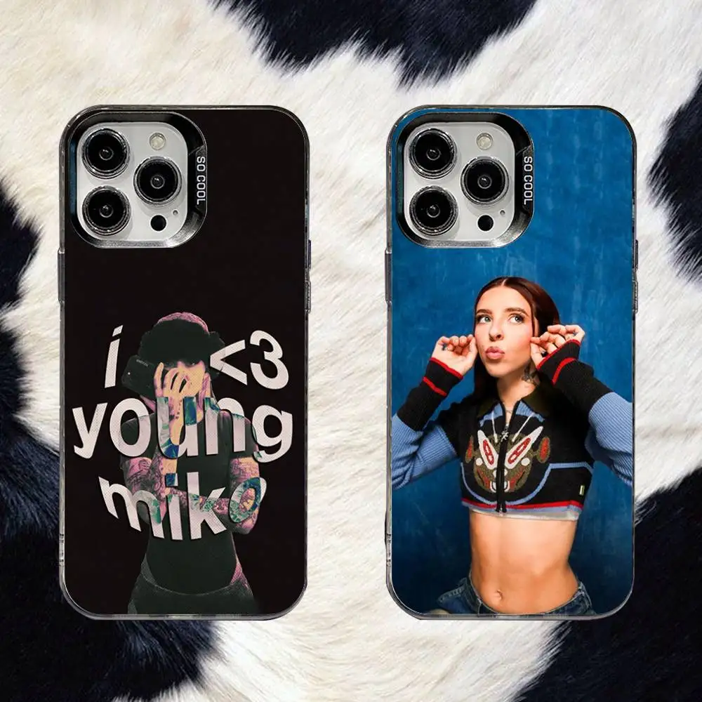 

Young Miko Jetski Rapper Phone Case For iPhone 16,15,14,13,12,11,8,7,Pro,Max,Plus,Mini,XS,SE Anti Fall Black Matte Hard