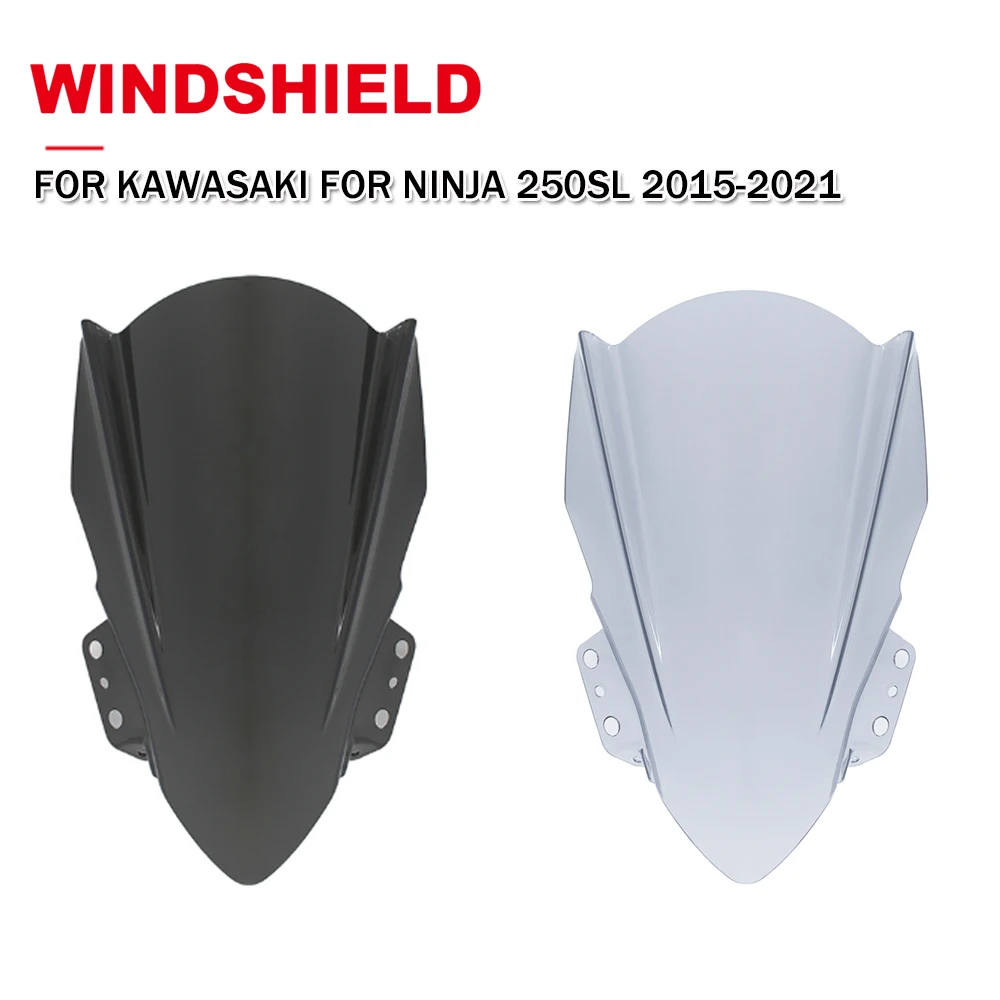 

Motorcycle Windshield Wind Protector For Kawasaki For Ninja 250SL 2015 2016 2017 2018 2019 2020 2021 Windscreen Deflector Cover