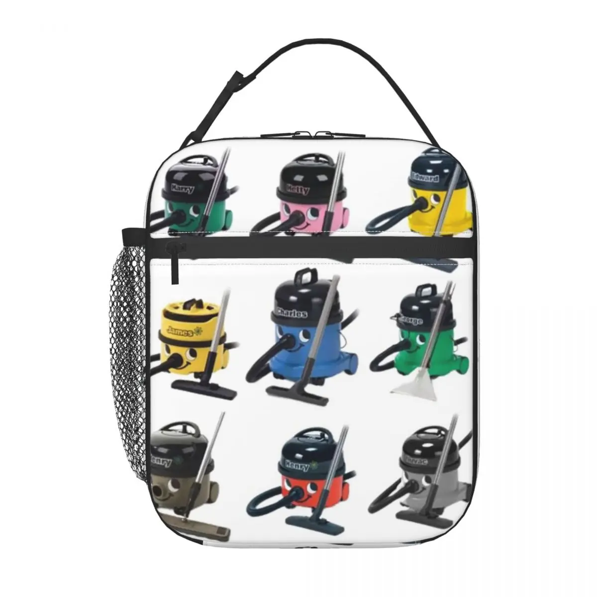 Henry Hoover And Friends Insulated Lunch Bag for Women Children Portable Food Boxes Thermal Lunch Box Tote