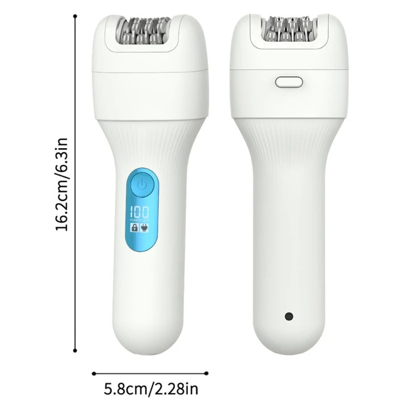 Recarregáveis ​​Scrubbers Removedor pele Dead Pedicure Tool pedicure à prova d'água