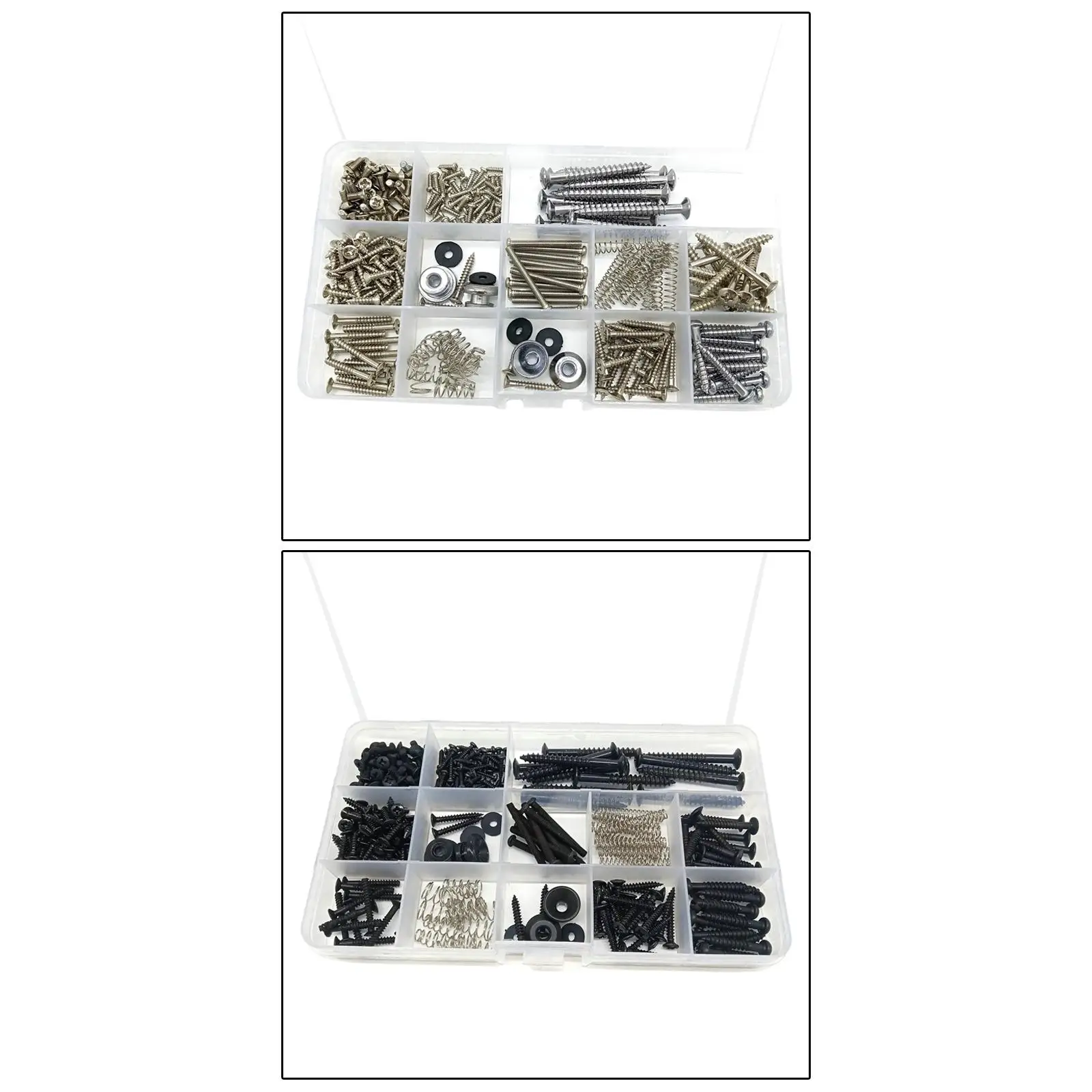 Electric Guitar Screws Kit Spring Neck Pickguard Pickup Rings DIY Hardware Assortment for Guitar Repair Tools